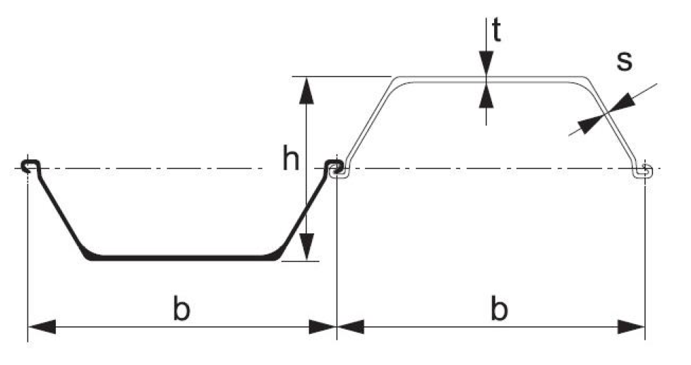 palplanche en acier VL 604K / VL 604Z / VL 605A / VL 605 + 0,5 / VL 605K / VL 606A